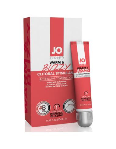System jo - estimulante clitoral efecto calor y buzzy original 10 ml